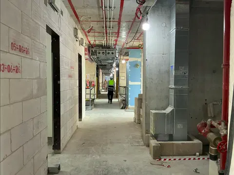 Sobha Orbis, Motor City construction progress — 13 August 2026, 18.20% complete, photo 13 of 19