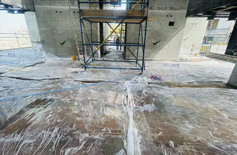 Sobha Orbis, Motor City construction progress — 13 August 2026, 18.20% complete, photo 11 of 19