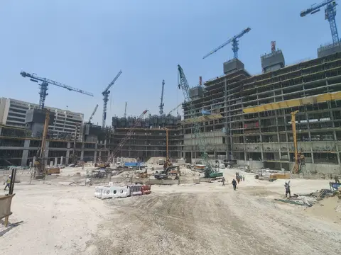 Sobha Orbis, Motor City construction progress — 13 August 2026, 18.20% complete, photo 6 of 19