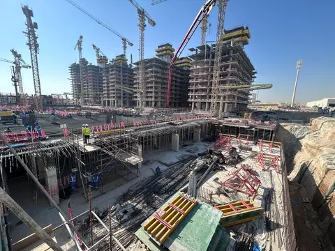 Ход строительства Azizi Venice 14, Azizi Venice — 14 ноября 2025, готовность 13.84%, снимок 7 из 7