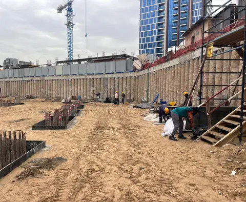 Ход строительства Jade Tower, Majan — 1 апреля 2026, готовность 7.64%, снимок 3 из 3