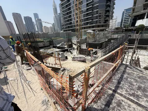 Ход строительства Trillium Heights, Jumeirah Garden City — 20 июня 2025, готовность 9.56%, снимок 3 из 5