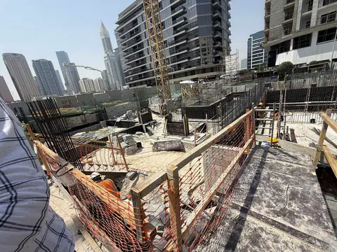Ход строительства Trillium Heights, Jumeirah Garden City — 20 июня 2025, готовность 9.56%, снимок 2 из 5