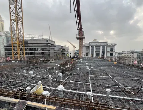 Ход строительства Trillium Heights, Jumeirah Garden City — 17 декабря 2025, готовность 32.63%, снимок 5 из 5