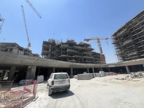 Serra, Ghaf Woods construction progress — 6 July 2026, 38.43% complete, photo 1 of 7