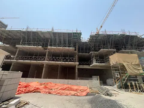 Sereno Residences, JVC District 11 construction progress — 3 August 2026, 22.43% complete, photo 2 of 5