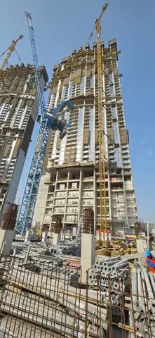 360 Riverside Crescent, Sobha Hartland 2 construction progress — 26 March 2026, 36.14% complete