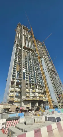 360 Riverside Crescent, Sobha Hartland 2 construction progress — 16 June 2026, 42.85% complete, photo 12 of 12