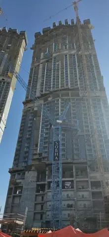 360 Riverside Crescent, Sobha Hartland 2 construction progress — 16 June 2026, 42.85% complete, photo 11 of 12