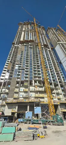 360 Riverside Crescent, Sobha Hartland 2 construction progress — 16 June 2026, 42.85% complete, photo 7 of 12