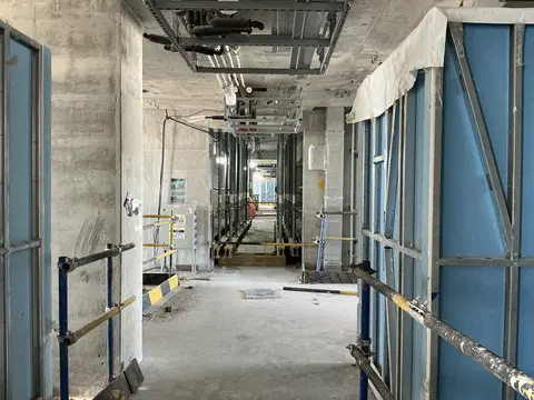 360 Riverside Crescent, Sobha Hartland 2 construction progress — 16 June 2026, 42.85% complete, photo 3 of 12