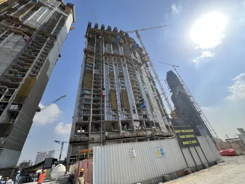 Ход строительства 340 Riverside Crescent, Sobha Hartland 2 — 30 января 2026, готовность 37.40%, снимок 7 из 14