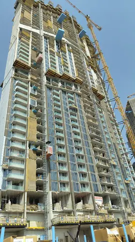 340 Riverside Crescent, Sobha Hartland 2 construction progress — 12 May 2026, 42.95% complete, photo 3 of 5