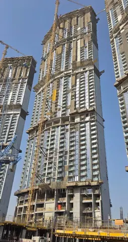 Ход строительства 350 Riverside Crescent, Sobha Hartland 2 — 18 августа 2026, готовность 57,85%, снимок 8 из 10