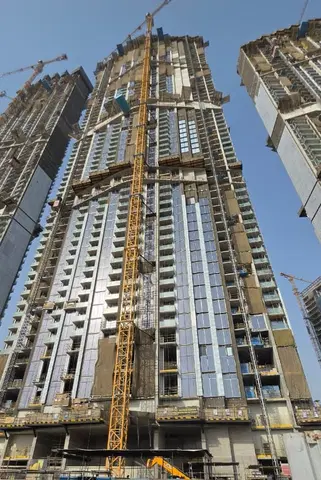 Ход строительства 350 Riverside Crescent, Sobha Hartland 2 — 18 августа 2026, готовность 57,85%, снимок 7 из 10