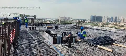 Ход строительства Fairway Residences by Prescott, Sports City — 18 марта 2026, готовность 32.79%, снимок 5 из 7