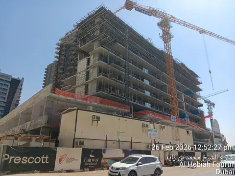 Ход строительства Fairway Residences by Prescott, Sports City — 18 марта 2026, готовность 32.79%, снимок 6 из 7