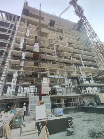 Vue By Crystal Bay, Jumeirah Village Circle construction progress — 27 August 2026, 68.21% complete, photo 7 of 16