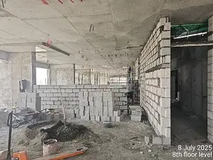 Ход строительства The Vyne Residences, Jumeirah Village Triangle — 8 июля 2025, готовность 36.84%, снимок 3 из 6