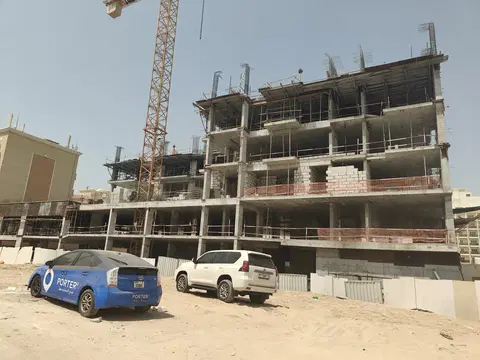 Ход строительства Linden Residences, International City 2 — 4 сентября 2026, готовность 26,78%, снимок 1 из 5