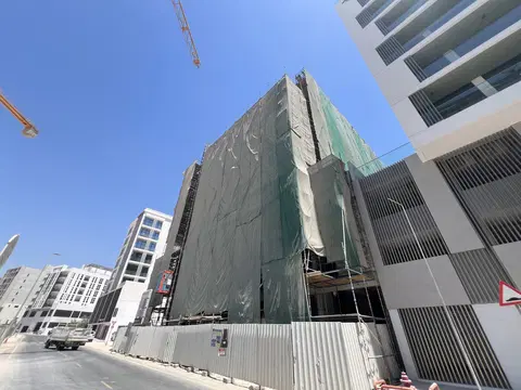 One by Nine, Nad Al Sheba Gardens 1 construction progress — 11 June 2026, 50.27% complete, photo 7 of 8