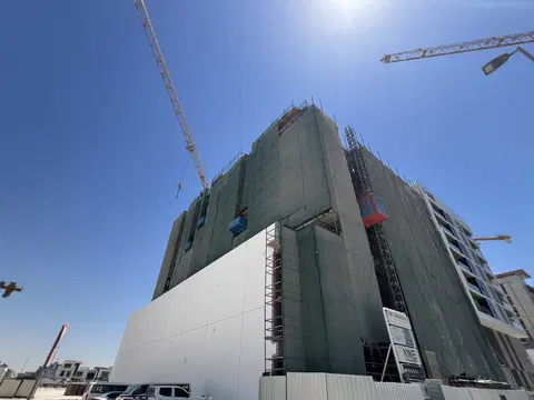 One by Nine, Nad Al Sheba Gardens 1 construction progress — 11 June 2026, 50.27% complete, photo 4 of 8