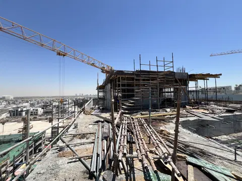 One by Nine, Nad Al Sheba Gardens 1 construction progress — 11 June 2026, 50.27% complete, photo 3 of 8
