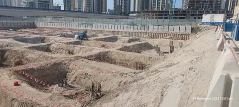 ARLO, Dubai Creek Harbour construction progress — 29 November 2024, 6.46% complete, photo 2 of 3
