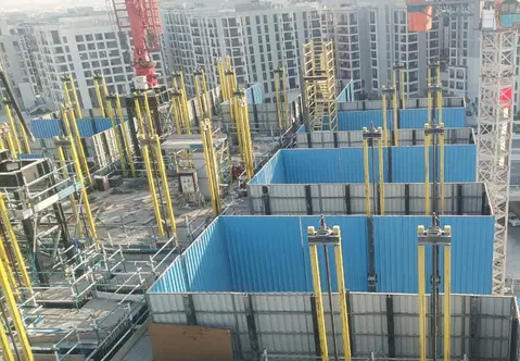 Arlo Tower, Dubai Creek Harbour construction progress — 3 June 2026, 35.42% complete, photo 5 of 5