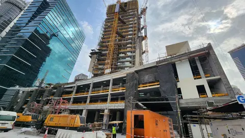 One by Binghatti, Business Bay construction progress — 16 December 2025, 38.68% complete, photo 7 of 11