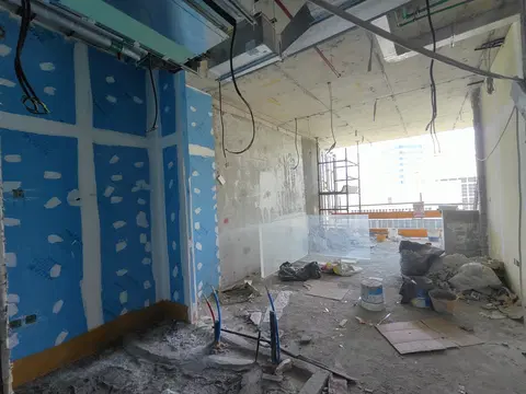 One by Binghatti, Business Bay construction progress — 14 May 2026, 50.21% complete, photo 5 of 17