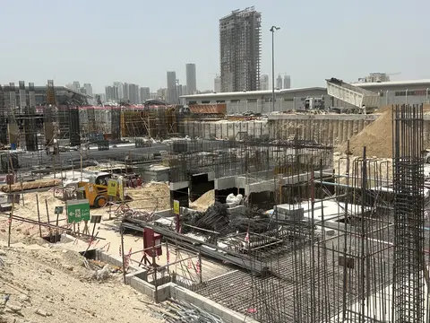Takaya, Motor City construction progress — 5 August 2026, 15.62% complete, photo 5 of 6