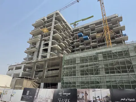 Ход строительства Seaside By Prestige One, Dubai Islands — 30 июля 2026, готовность 43,03%, снимок 8 из 8