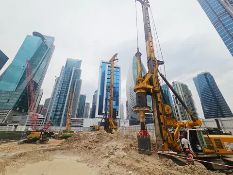 Bayz 102 by Danube, Business Bay construction progress — 23 March 2026, 5.20% complete, photo 2 of 3