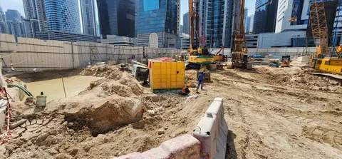 Ход строительства Bayz 102 by Danube, Business Bay — 30 июня 2026, готовность 5,86%, снимок 4 из 5