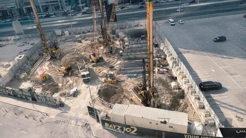 Ход строительства Bayz 102 by Danube, Business Bay — 30 июня 2026, готовность 5,86%, снимок 3 из 5
