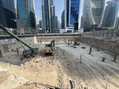 Ход строительства Bayz 102 by Danube, Business Bay — 6 октября 2026, готовность 6.52%, снимок 2 из 5