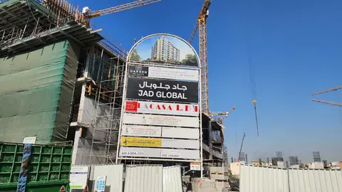 171 Garden Heights, Jumeirah Garden City construction progress — 12 November 2025, 14.33% complete, photo 6 of 7