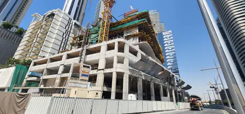 Azha Downtown Residences, Downtown Dubai construction progress — 23 September 2026, 26.96% complete, photo 8 of 9