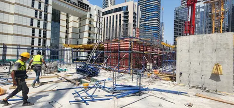 Azha Downtown Residences, Downtown Dubai construction progress — 23 September 2026, 26.96% complete, photo 6 of 9