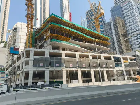 Azha Downtown Residences, Downtown Dubai construction progress — 23 September 2026, 26.96% complete, photo 4 of 9