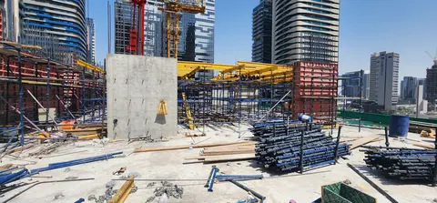 Azha Downtown Residences, Downtown Dubai construction progress — 23 September 2026, 26.96% complete, photo 3 of 9