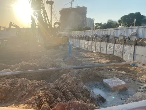 Ход строительства Parkland, Dubai Hills Estate — 16 декабря 2024, готовность 5.17%, снимок 2 из 5