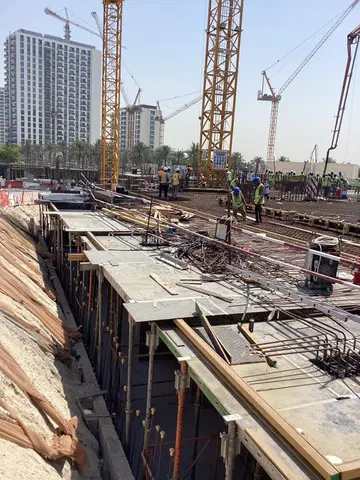 Ход строительства Parkland, Dubai Hills Estate — 21 мая 2025, готовность 9.99%, снимок 2 из 6