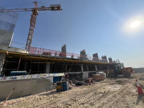 Savannah Town Square, Town Square construction progress — 9 January 2026, 17.13% complete, photo 1 of 6