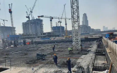 Palace Residences Creek Blue, Dubai Creek Harbour construction progress — 11 November 2025, 8.48% complete, photo 2 of 4