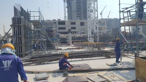 Palace Residences Creek Blue, Dubai Creek Harbour construction progress — 11 November 2025, 8.48% complete, photo 1 of 4