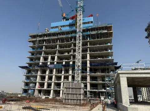 Ход строительства Palace Residences Creek Blue, Dubai Creek Harbour — 9 июня 2026, готовность 20,52%, снимок 4 из 5