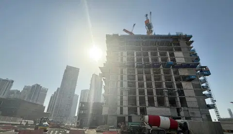 Ход строительства Palace Residences Creek Blue, Dubai Creek Harbour — 9 июня 2026, готовность 20,52%, снимок 2 из 5