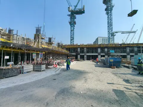 Ход строительства City View Dubai Hills Residences, Dubai Hills Estate — 29 октября 2025, готовность 12.75%, снимок 5 из 10